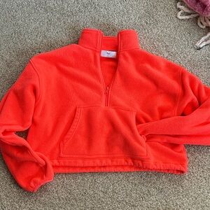 TNA Neon Orange Quarter-Zip